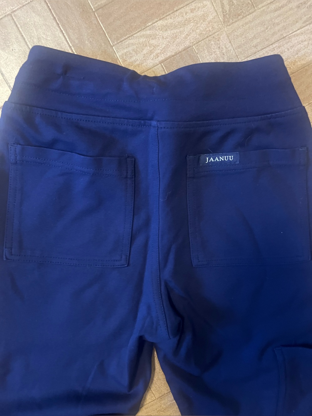 Jaanuu Scrub 3 Piece Set Navy Blue Top xxs, Jacket xs, Joggers xs - Picture 3 of 8